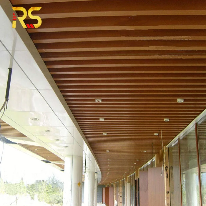 Foshan commercial modern suspended ceiling board decorative aluminum ceiling tile for corridor