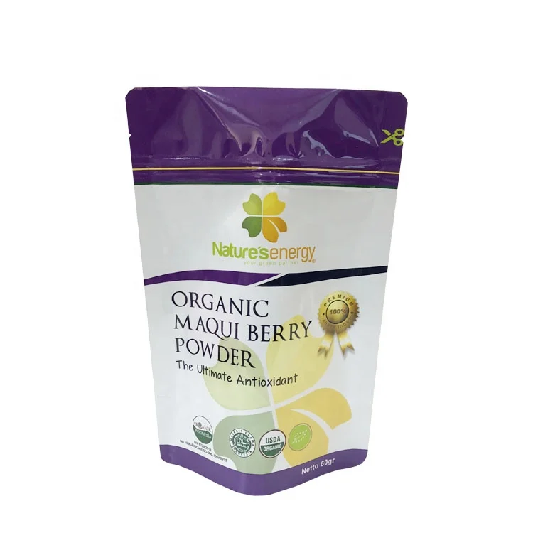 По индивидуальному заказу Matte White 250g 500g 1 кг дой-Пак с окном Чиа семян упаковывая мешок стоьте вверх Resealable майлар Ziplock мешки