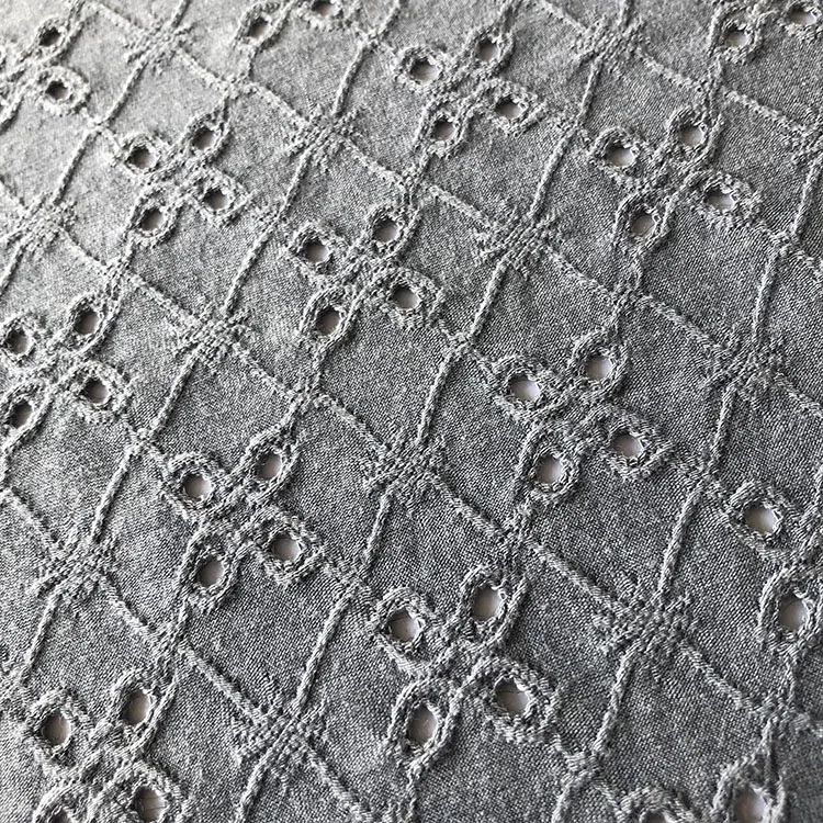 
Advanced best design 76%polyester 19%rayon 5%spandex knitting jacquard dyed fabric for garment 