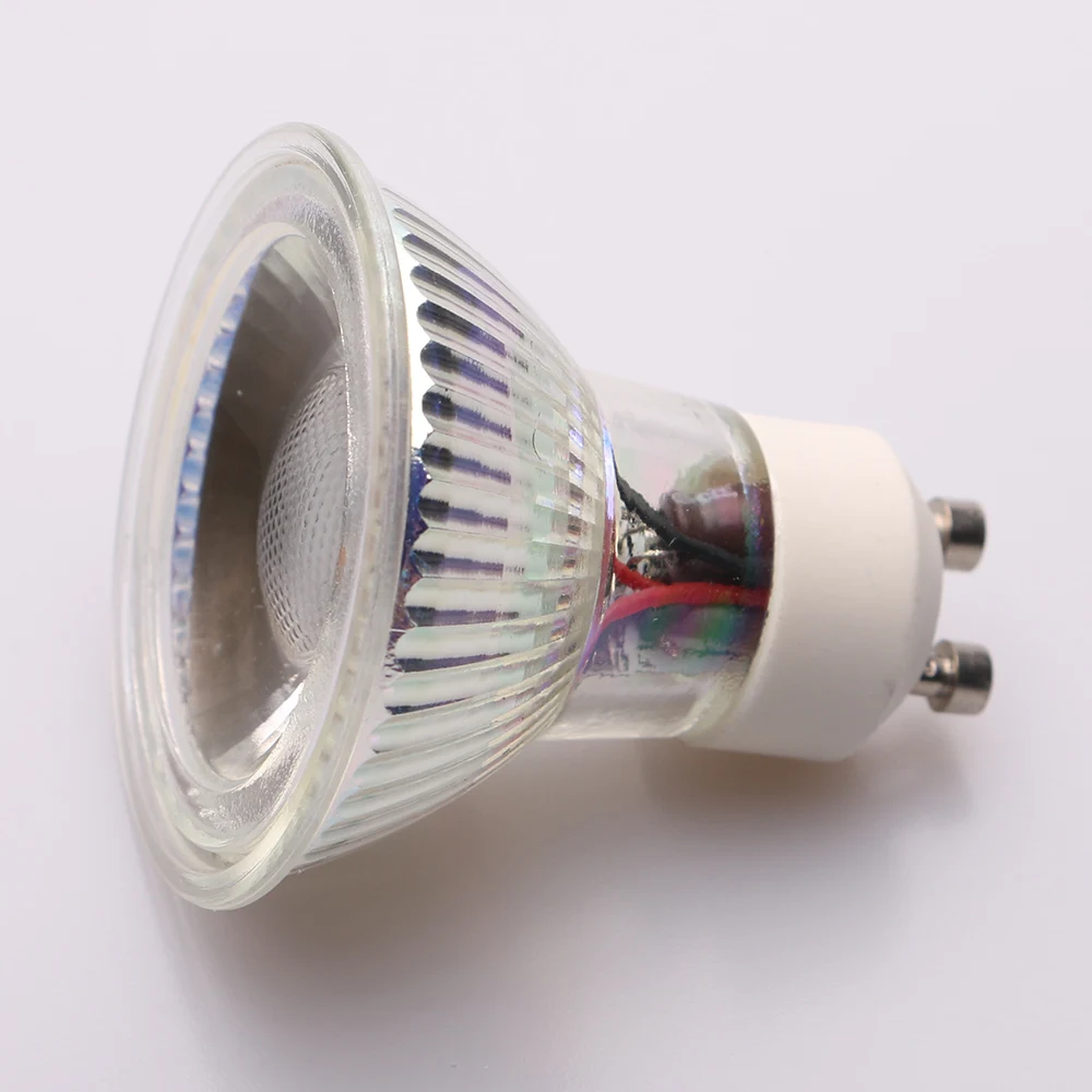 COB Светодиодный прожектор gu10 5w 7W светодиодные лампы GU10 SMD пятно