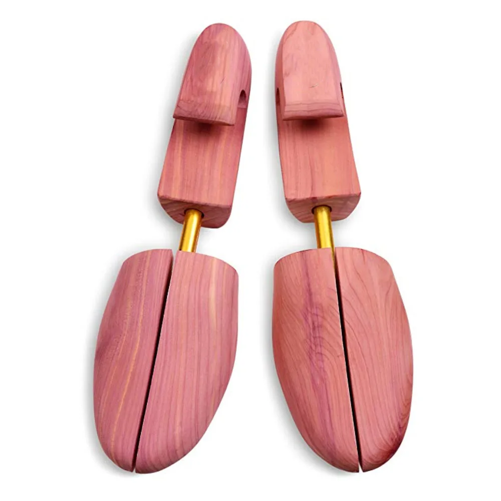 Standard Shoe Stretcher Natural Wood Beech Cedar Wooden Shoe Tree Supply