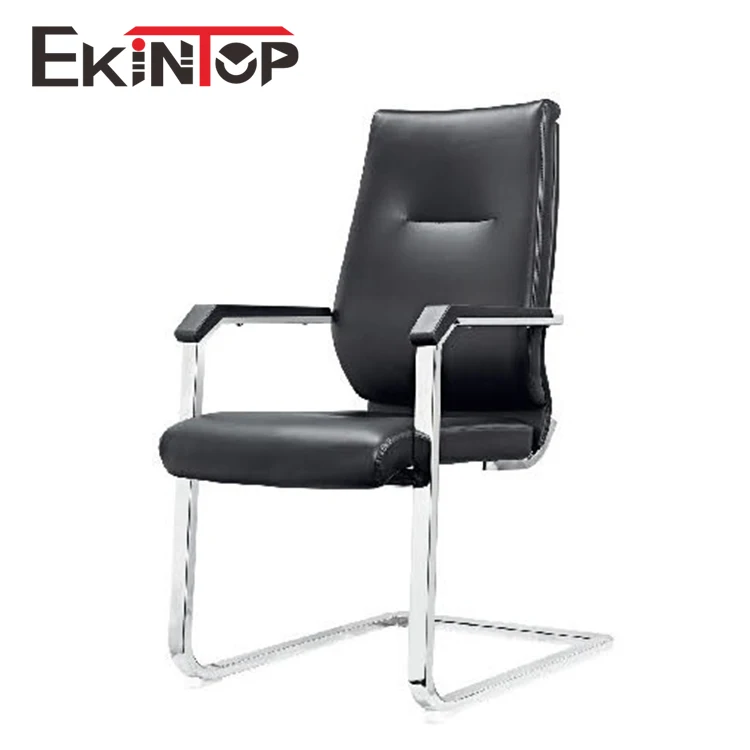 Ekintop Fancy design white color leather office chair ergonomic executive head boss office chair