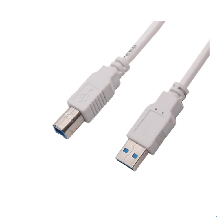 1.5m white  high quality USB 2.0 Printer Cable Type A Male to Type B Male USB 2.0 cable