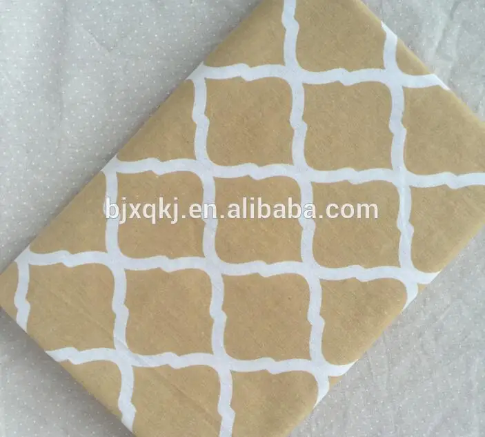 DIY Rural floral wholesale linen fabric linen material for cloth