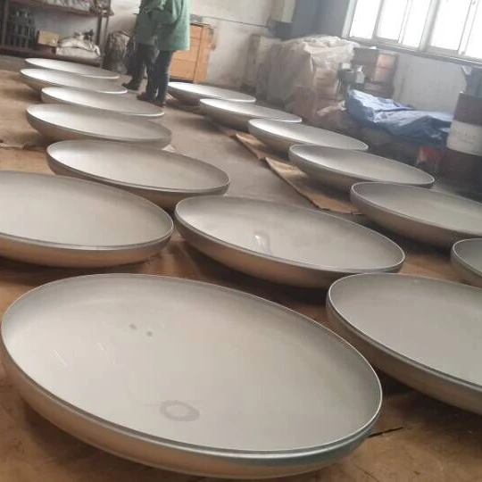 SS 304 stainless steel elliptical dish heads for LNG tanks