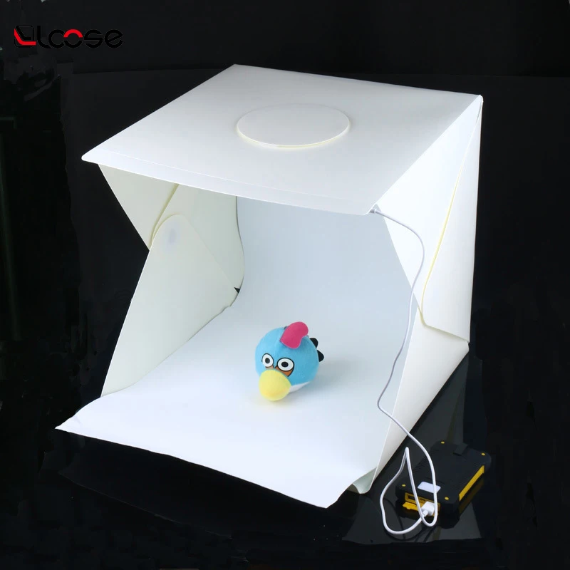 Factory direct sale Portable foldable LED mini photo studio light box Photography Studio for mobile or camera with 20/30/40cm
