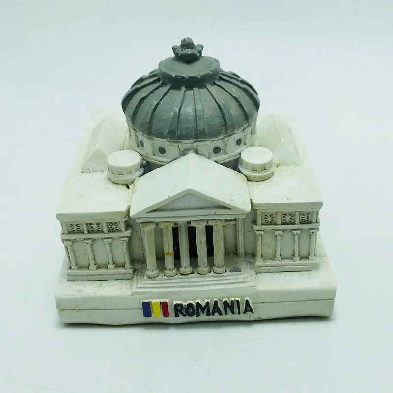 Туристический знаменитый миниатюрный 3D строительный Сувенирный замок сантьяго чили из смолы