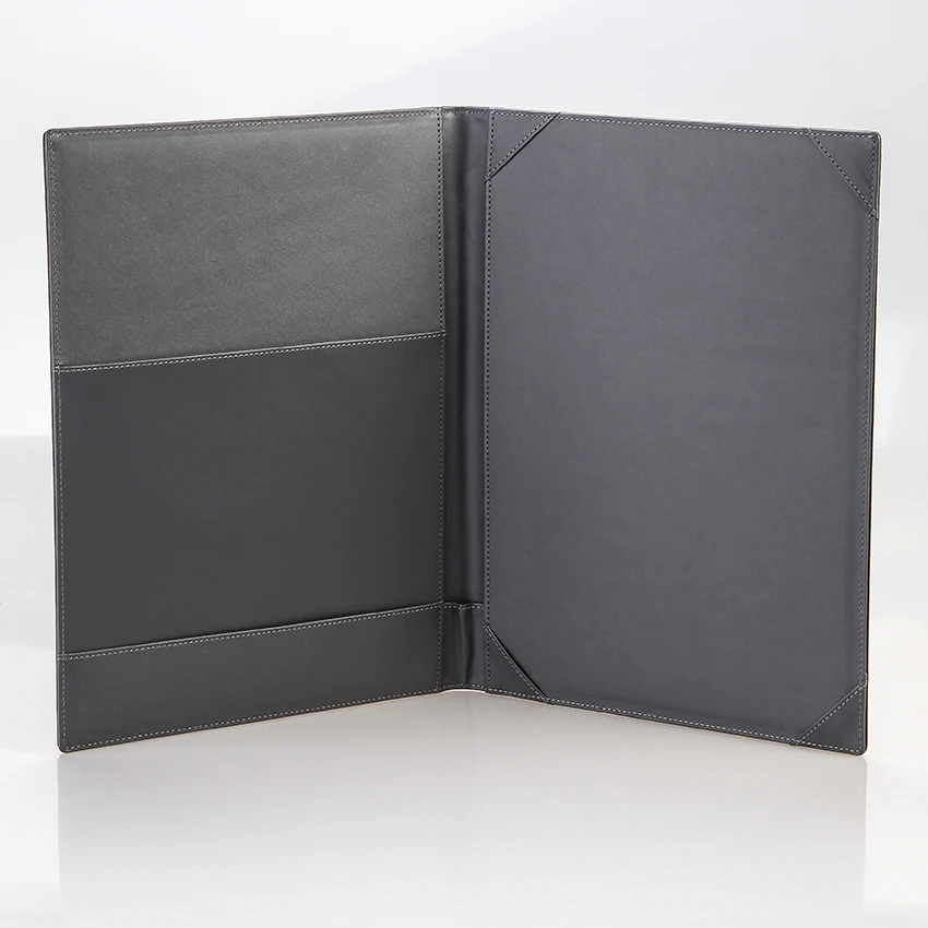 Leather Presentation Folder A4 Conference File Holder