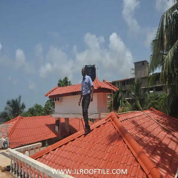 
Housing Roofing Material Synthetic Resin Spanish Plastic Roof Tile 