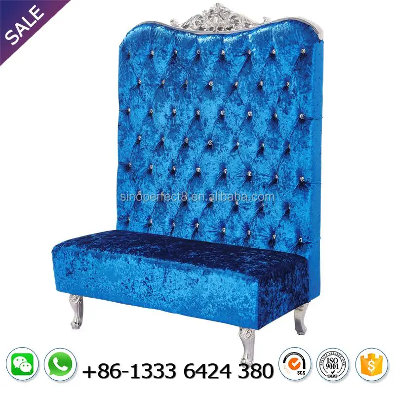 White queen king throne pedicure chair for wedding event