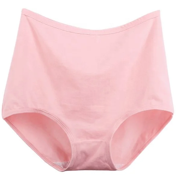 Hot big size female underwear soft high waist breathable european granny wear panties