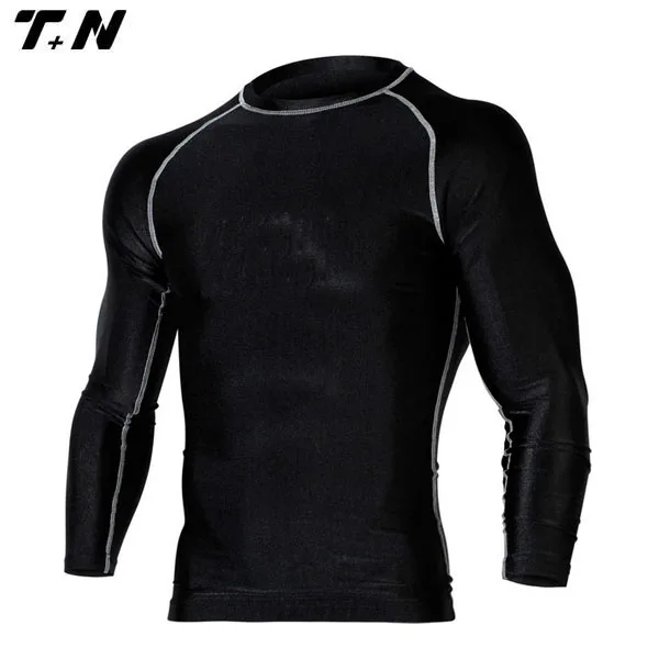 Polyester Spandex Custom  Compression Shirts Rash Guard