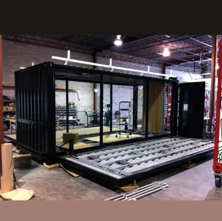 Hysun High Quality Assurance Hydraulic open equipment modified pop up container bar for coffee, bookstore, shop, tea house