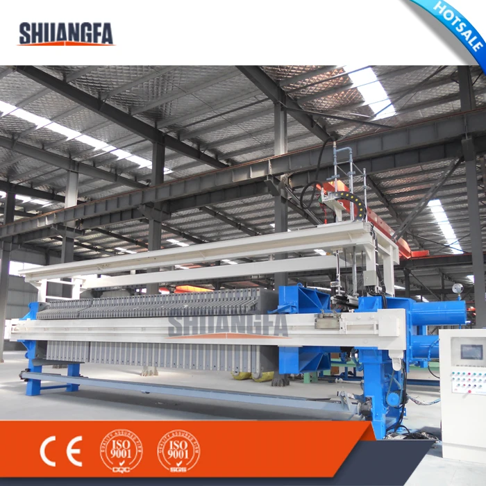 Automatic Cloth Washing Membrane Filter Press Equipment,Much Saving Labor,