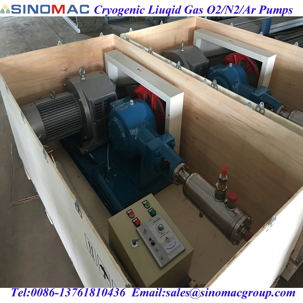 Cryogenic Liquid Oxygen Nitrogen Argon Gas Cylinder Filling Station Skid Pumps New Energy Liquid LNG CO2 Hydrogen Loading Pump