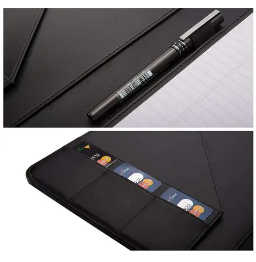 Custom Stylish Padfolio Portfolio Binders File Folder leather expandable portfolio