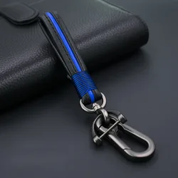 Car Keychain Keyring Covers Leather Universal For BMW E90 F30 F10 Audi A3 A6 C6 Opel Insignia Alfa Romeo Ssangyong Accessories