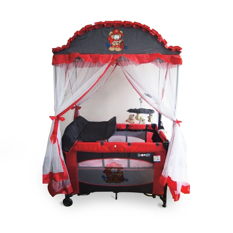 
2019 wholesale new baby travel cot baby playpen outdoor foldable baby playpen crib for sale 