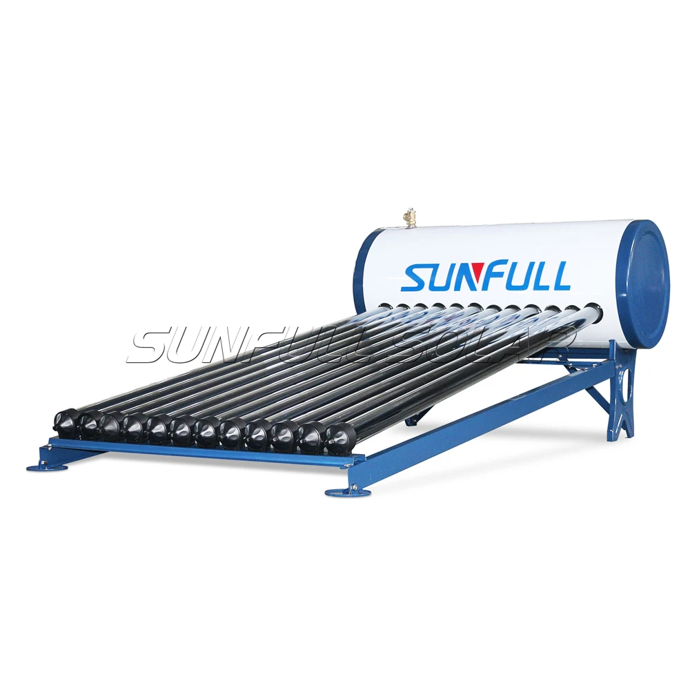Compact heat pipe high pressurized solar water heater system