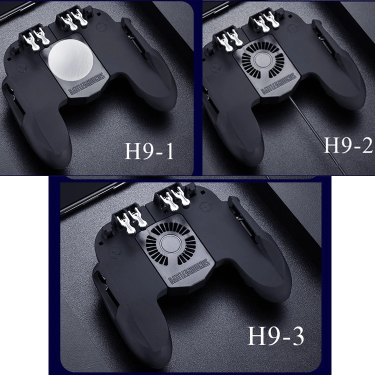 Travelcool Hot H9-2 for Pubg Wireless L1R1 Mobile Game Controller Mobile Gaming Trigger Mobile Phone Game Grip For PUBG