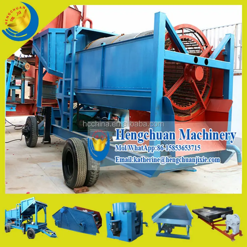 
Heavy Duty Feed Hopper Sand and Gravel Separator with Gold Screening Washing System 