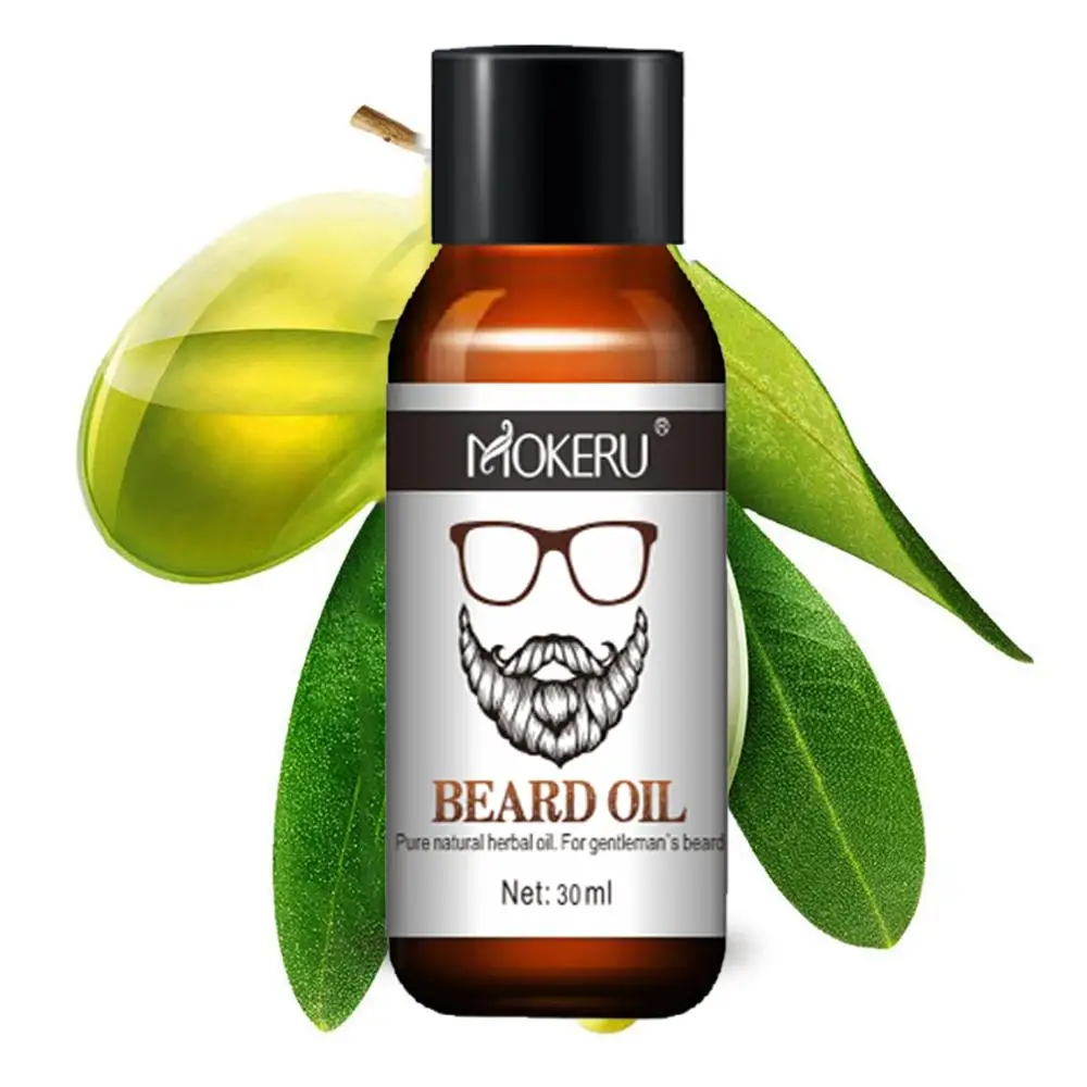 Dropshipping Mokeru 100% Natural Organic Beard Growth Oil Products Hair Loss Treatment Beard Oil For Men Beard Grooming