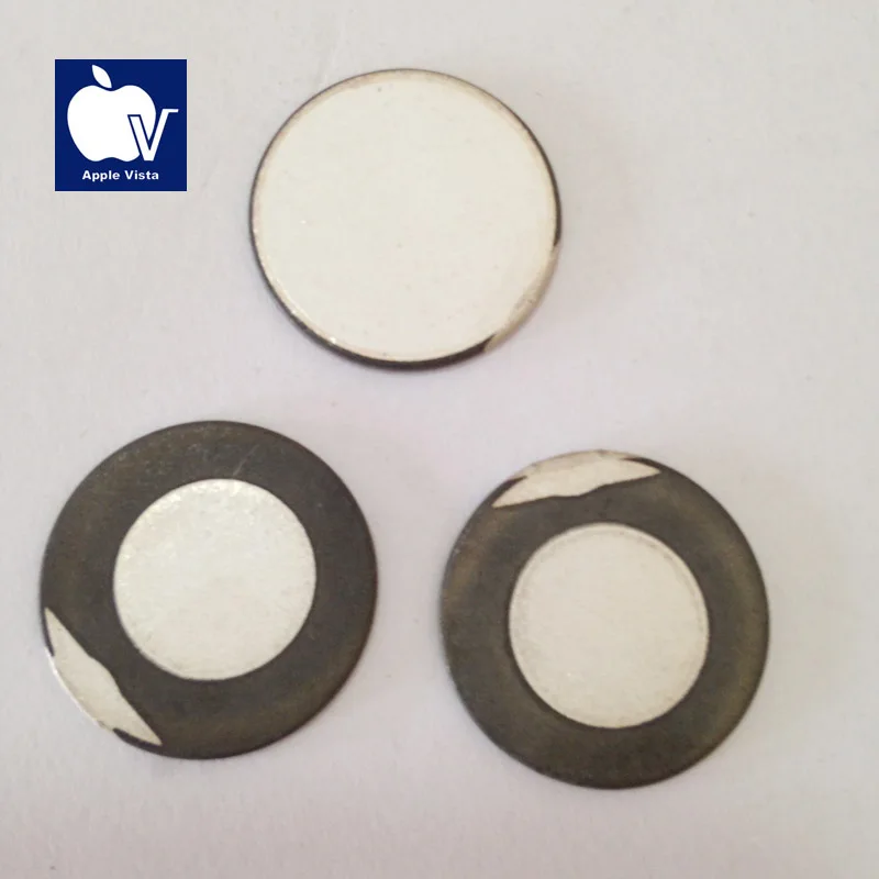 2 Mhz piezo ceramic PZT4 PZT5 PZT8 piezoelectric ceramic element piezo plate