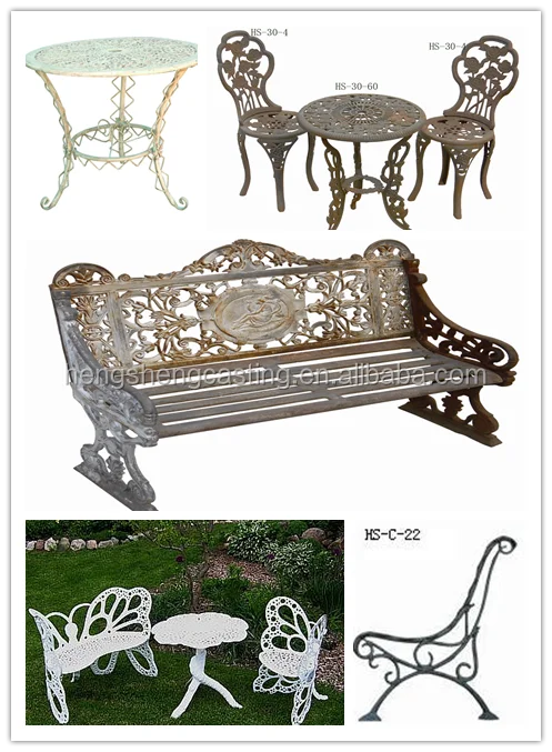 Classic garden furniture whole set chair and table whole set garden furniture