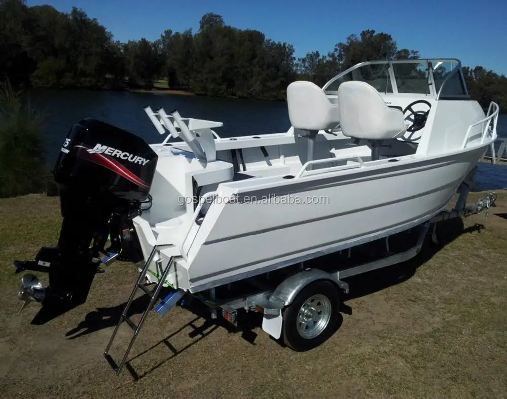 2017 new design 17ft Cuddy Cabin Welded Aluminum Boat