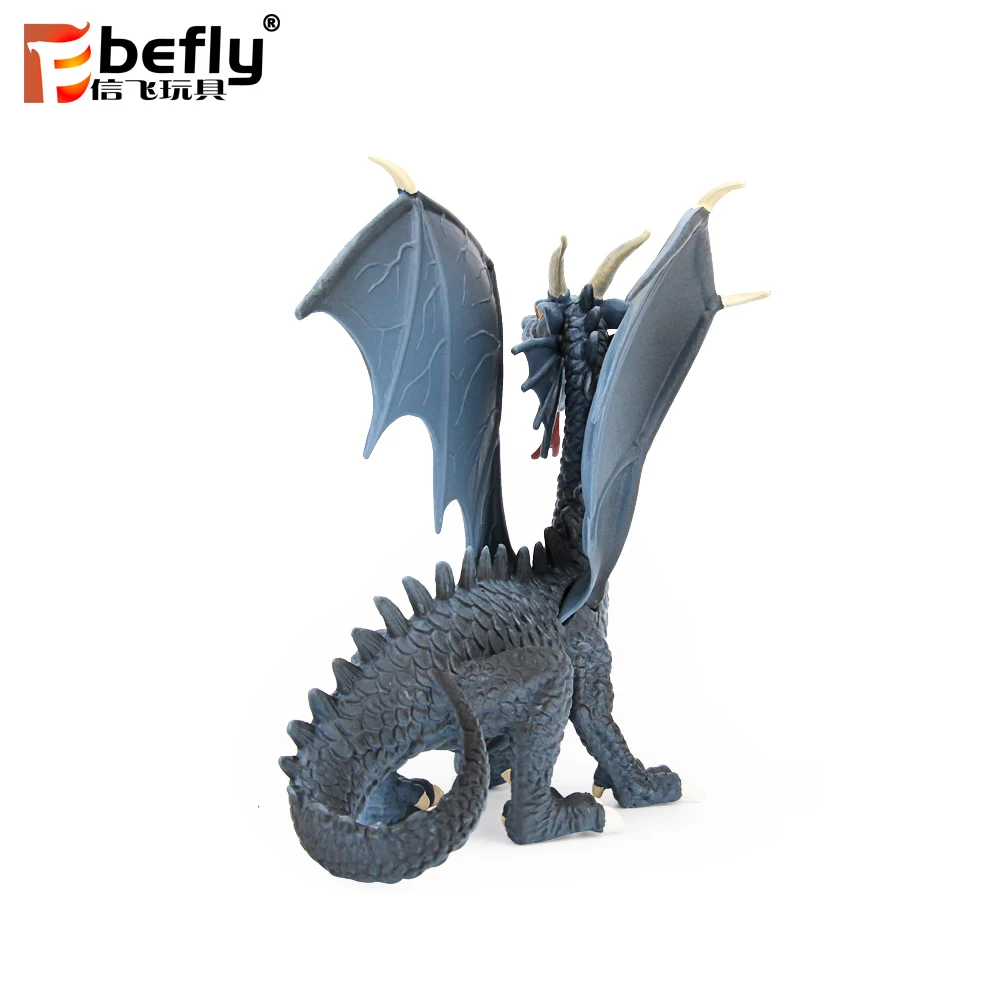PVC mythical creatures mini plastic toy dragon in bulk