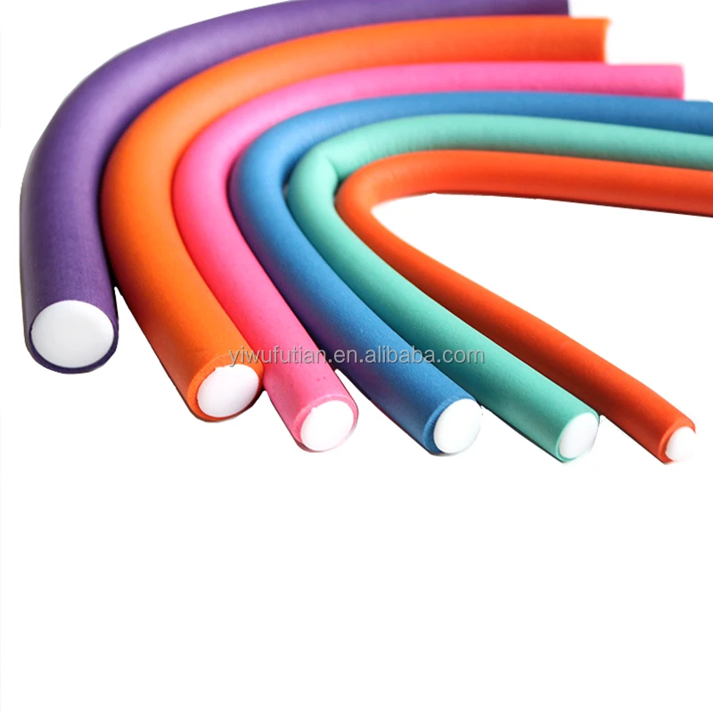 
10 Pcs/Set Hair Curler Curling Sticks Soft Foam Twist Flexi Rods 