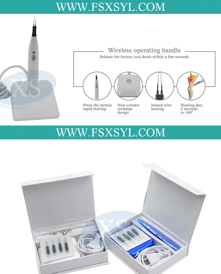 Portable Dental Wireless Gutta Cutter dental obturation endo hot cutter