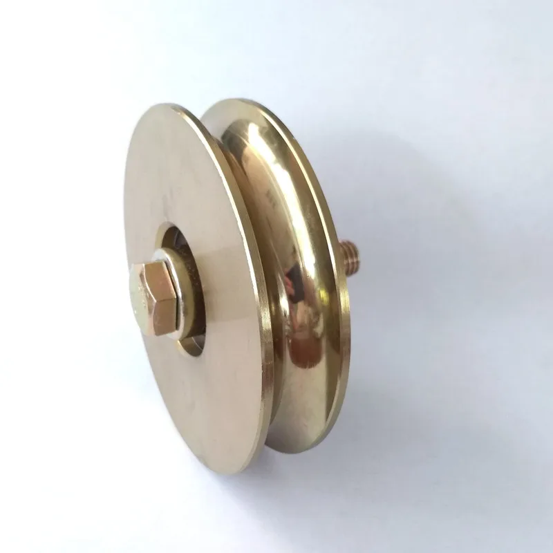 80mmDoor Window Steel Wheel U/V/Y Groove Sliding gate pulleys With Single Bearings