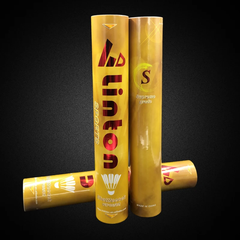Goose Feather 3 layer cork competitive price badminton shuttlecock RCL