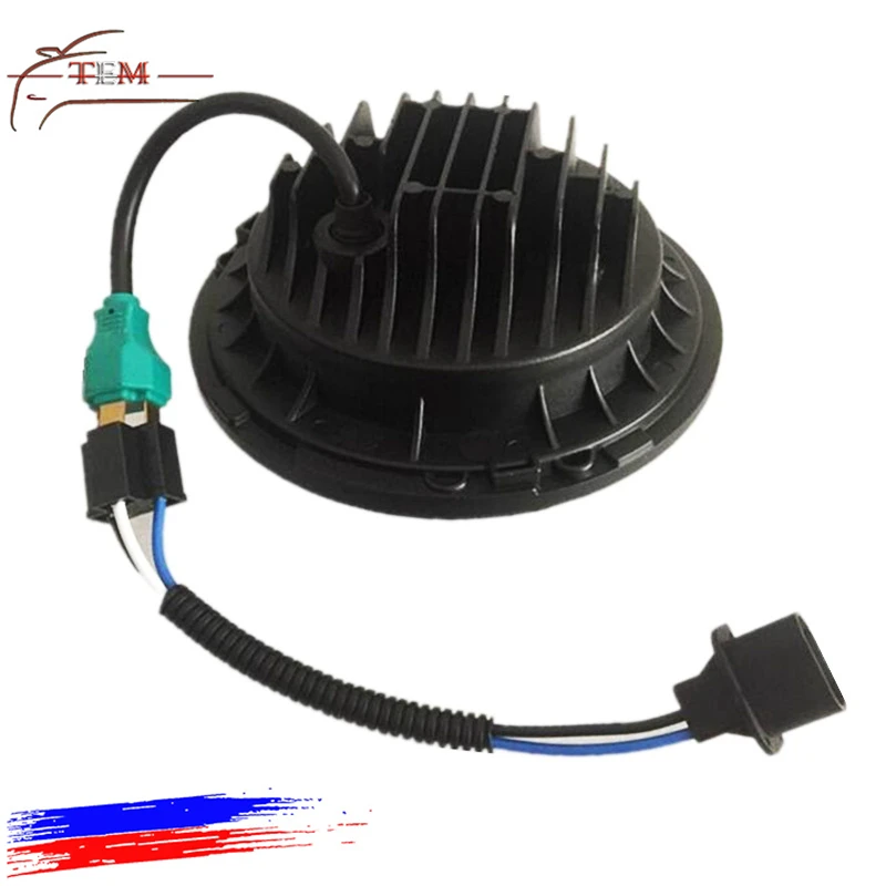 7 inch round LED headlight angel eyes for HARLEY motorcycle 40W led DRL front light