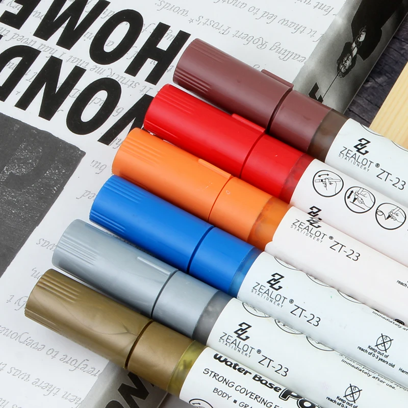 12 видов цветов акриловая краска ручка для керамических изделий рок стекло фарфор дешево картина маркер