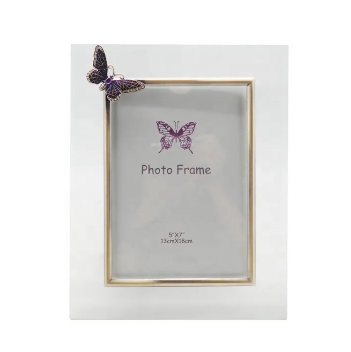 Hongxin butterfly wedding decorative glass picture photo frame