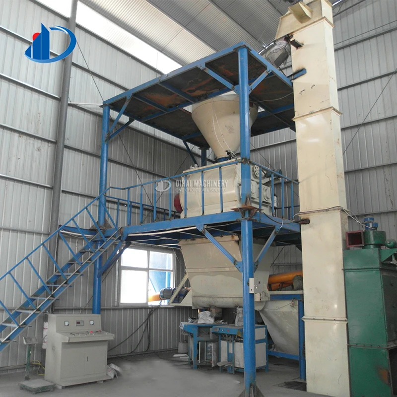 Automatic dry mortar production line plaster powder manufacturing plant from Henan China