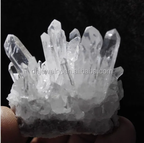 100%Natural Unique Quartz Crystal Natural White Chrysanthemum Clear Quartz Clusters For Decoration