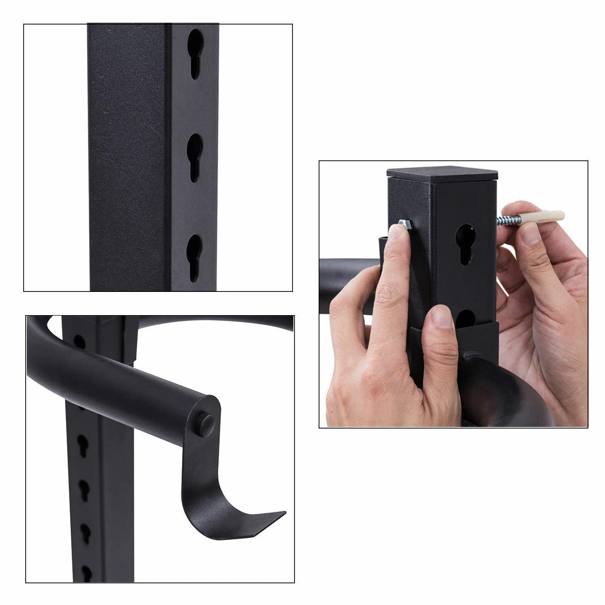 Freestanding Gravity 2 Bike Stand Two Bicycle Floor Mount Hanging Rack Storage