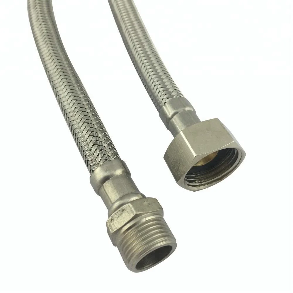 
ACS UPC SGS CUPC certification Stainless Steel Aluminium Wire Flexible Braided Knitted Hose 