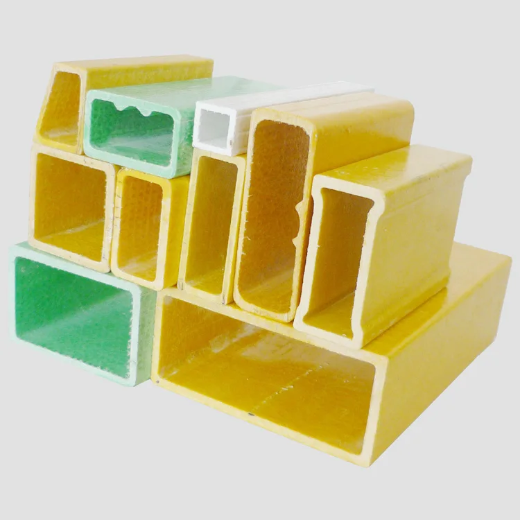 High Strength Reinforced Plastic Fiberglass GRP / FRP Pipe Profiles