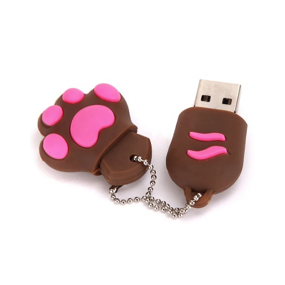 
Cute cartoon cover usb flash drive PVC rubber cover 2.0 usb memory drive 