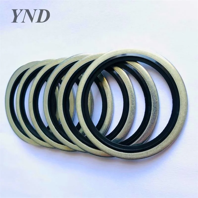 Spot supply self-centering metric British bonded sealing hydraulic pipe adhesive gasket
