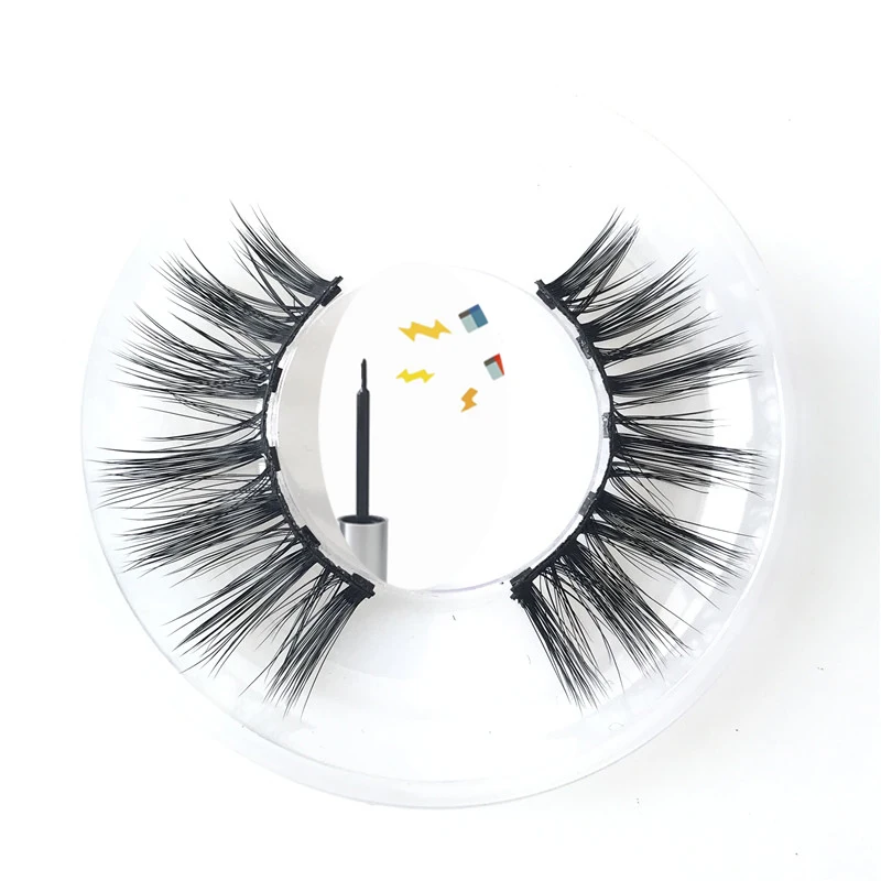 New design magnetic lashes 5 magnets magnetic eyeliner and eyelash