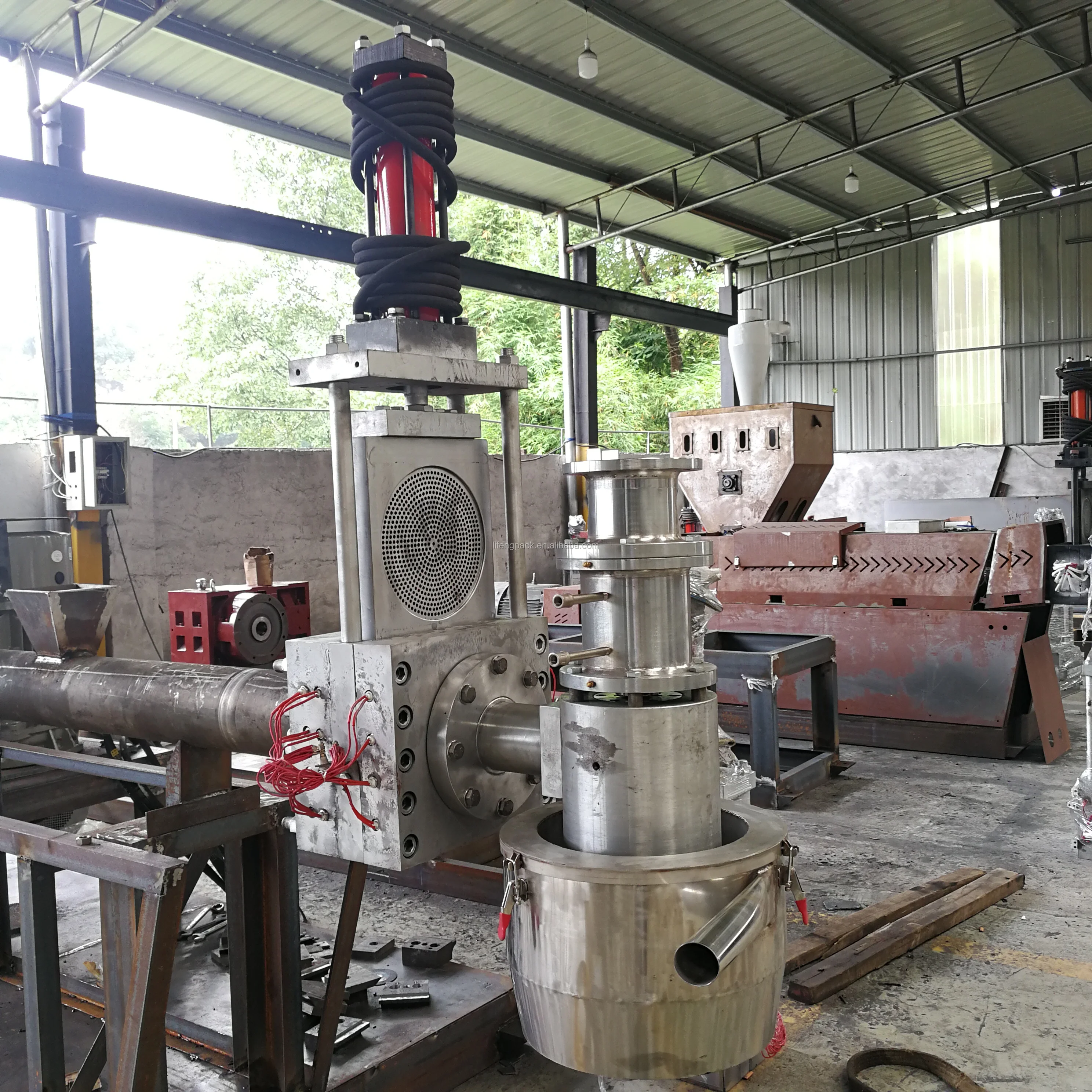 
ZL-C One Screw PP PE ABS Die Face Cutting Waste Plastic Film Recycling Granulation Pelletizing Washing Lines Machine Price 