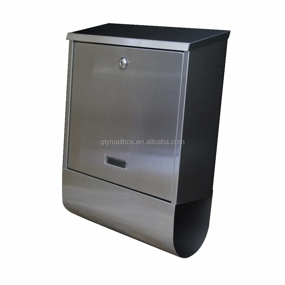 304 Stainless Steel Decorative Mailboxes Letterbox Postbox CF-M-542