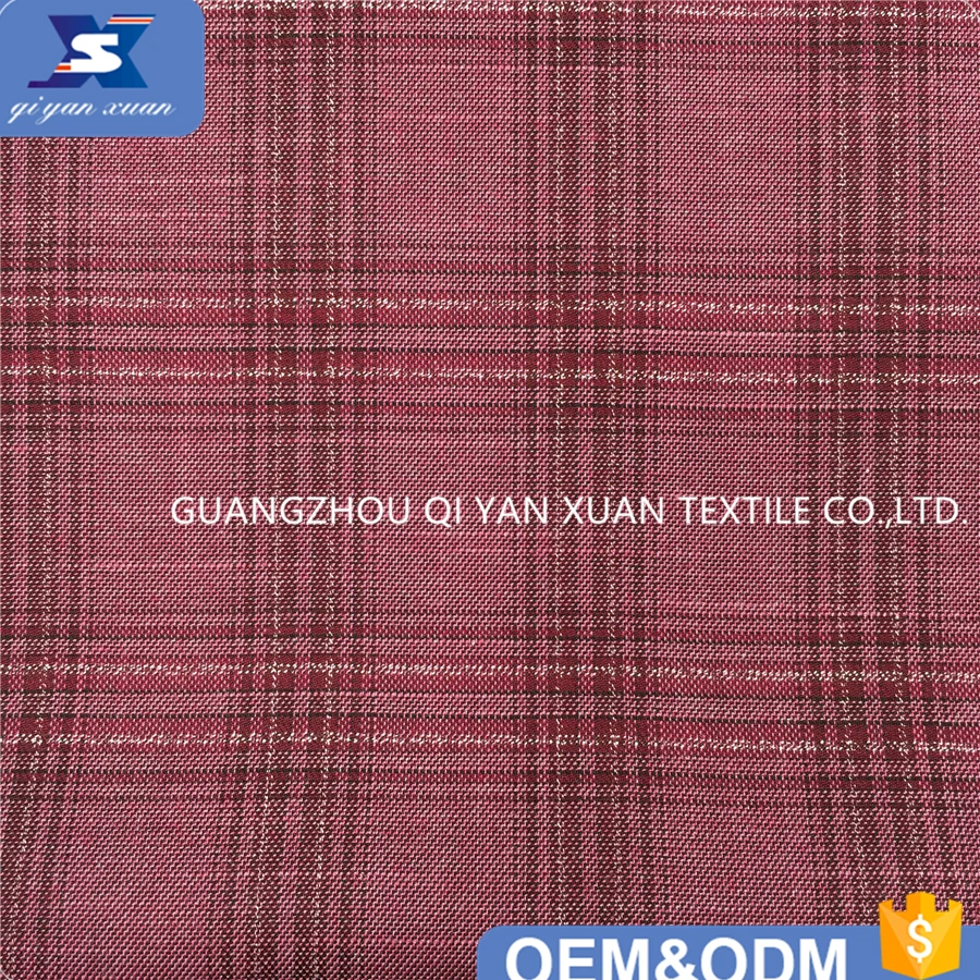 Новый полиэстер вискоза спандекс смешанный материал клетчатый дизайн подходит для мужского костюма Блейзер брюки одежда тканая ткань