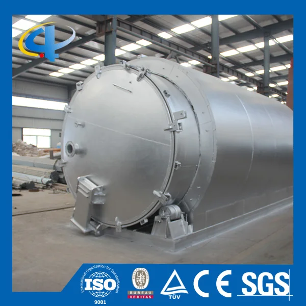Новый Дизайн Резиновые Пиролиза Машина с CE SGS ISO BV TUV