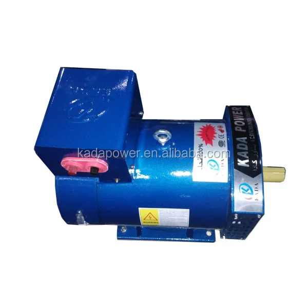Kada 50hz brushless single phase  double bearing 20 kva a.c synchronous alternator generator head